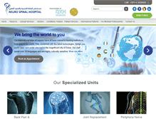 Tablet Screenshot of nshdubai.com